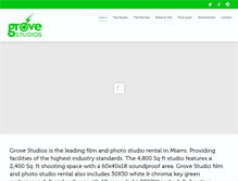Tablet Screenshot of grovestudiosmiami.com